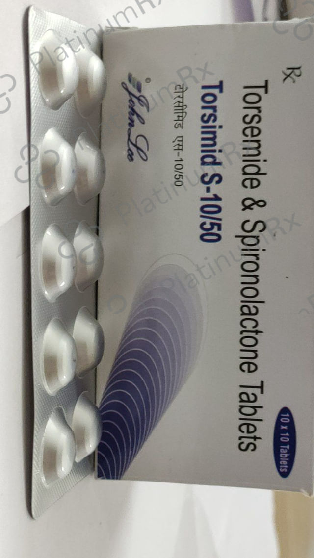 Torsimid S 50/10mg Tablet 10s