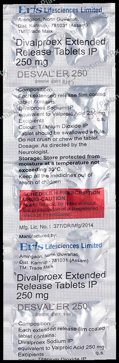 Desval ER 250mg Tablet 10s