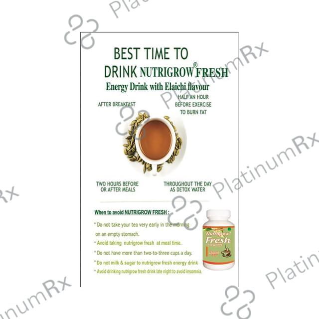 Nutrigrow Fresh Energy Drink Elaichi