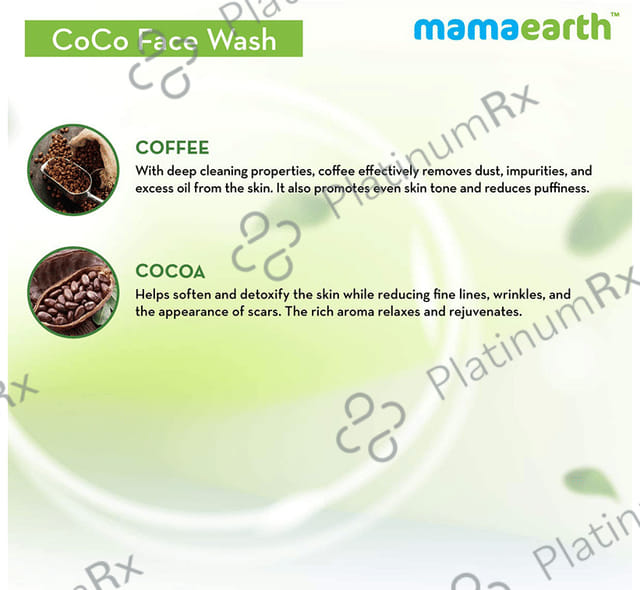 Mamaearth Coco Face Wash for Healthy Skin - Paraben & SLS-Free - All Skin Types