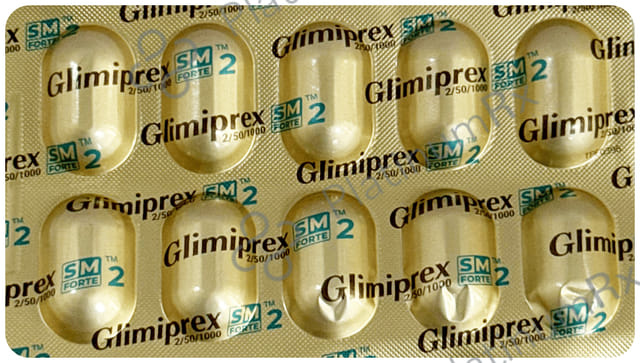 Glimiprex SM Forte 2/1000/50mg Tablet 10s