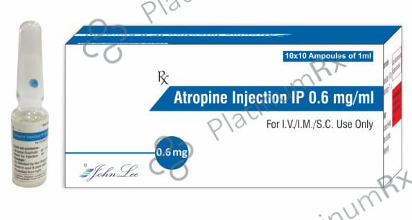 Atropine 0.6mg Injection 1ml