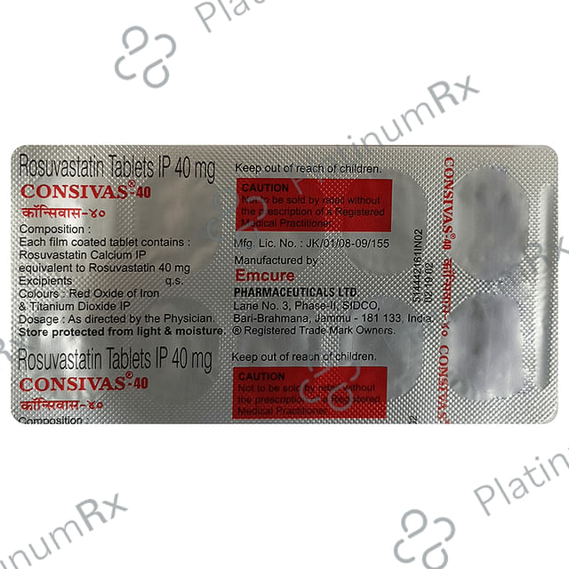 Consivas 40mg Tablet 10s