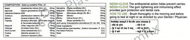Kudos Neem Clove Toothpaste