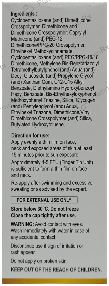 Sunstop Gold Sunscreen SPF 55 PA+++ Gel 50gm