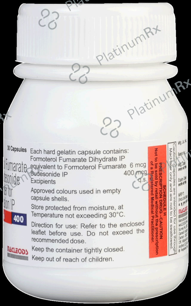 Budetrol 400/6mcg Rotacap 30s