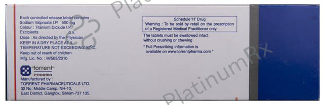 Torvate 500mg Tablet CR 10s