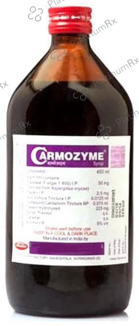 Carmozyme Liquid with Digestive Enzymes, Vitamin B2 & Niacinamide 450 ml