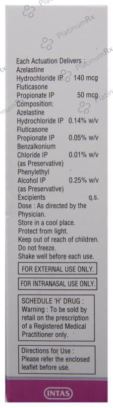 Ezicas AZ 140/50mcg Nasal Spray 7ml