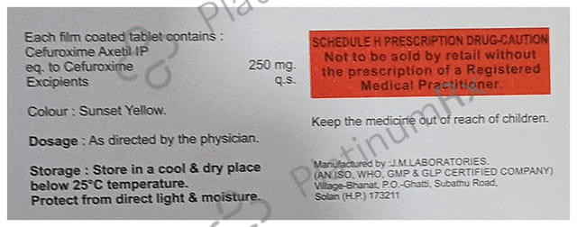 Cefuaxe 250 Tablet