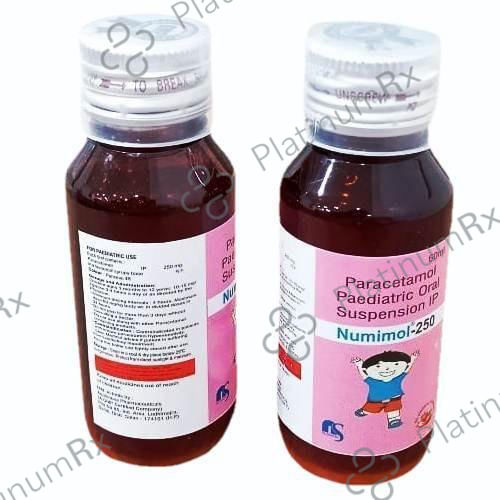Numol 250mg Suspension 60ml