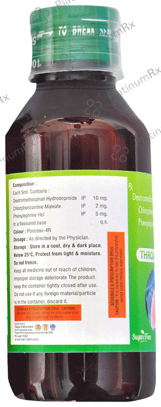 Throatden-DX Syrup Mixed Fruit Sugar Free