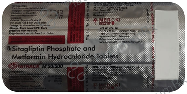 Sitatrack M 50/500 Tablet