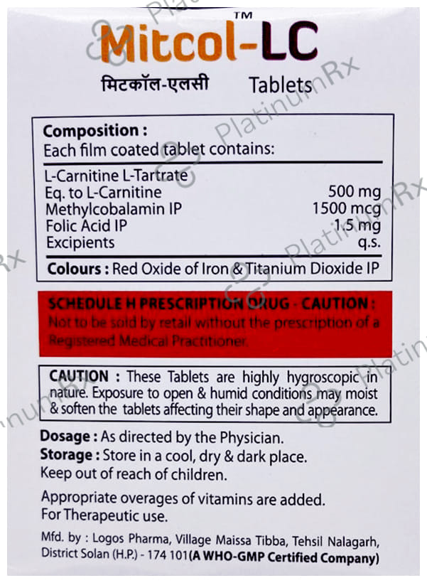 Mitcol LC Tablet 15s