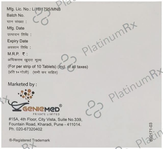 Vilmate M 500/50mg Tablet 10s