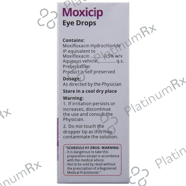 Moxicip 0.5% Eye Drop 5ml