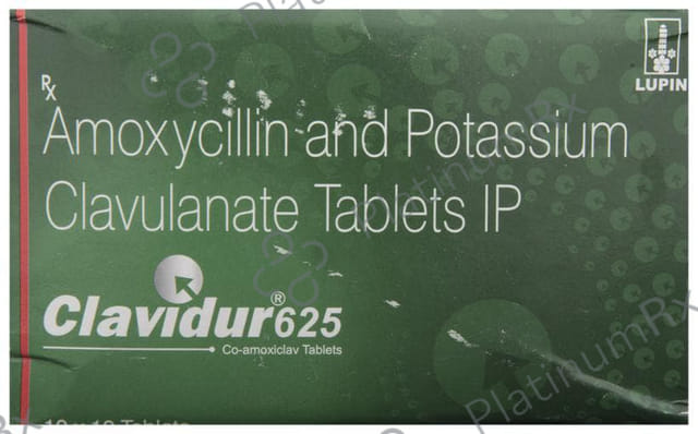Clavidur 500/125mg Tablet 10s