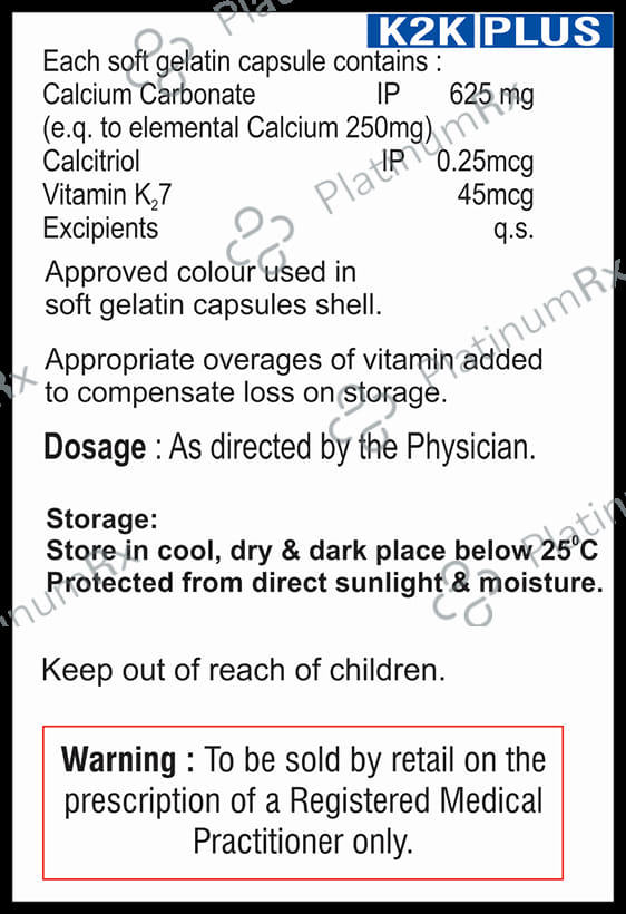 K2K Plus Softgel Capsule