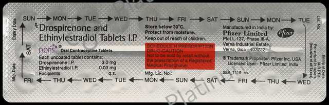 Doris 3/0.035mg Tablet 21s