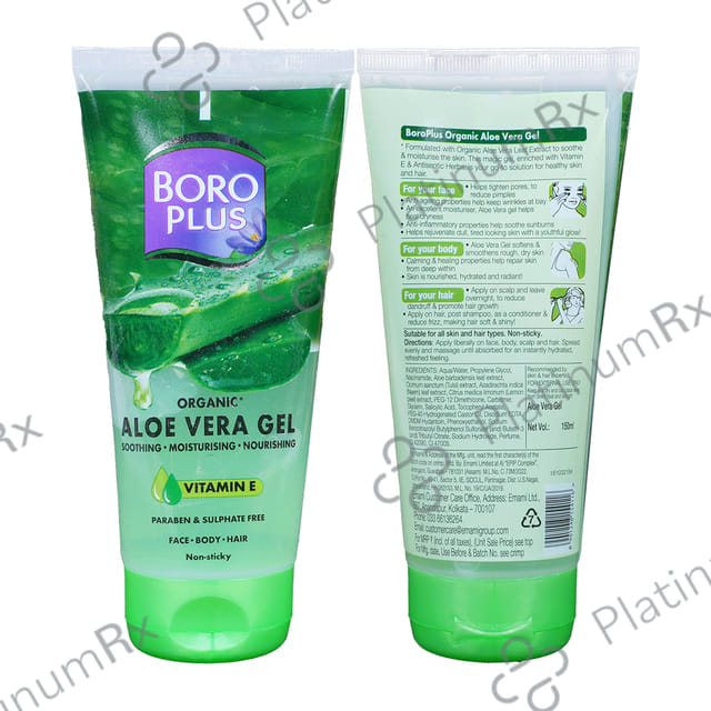 Boroplus 100% Organic Aloe Vera Gel 150 ml