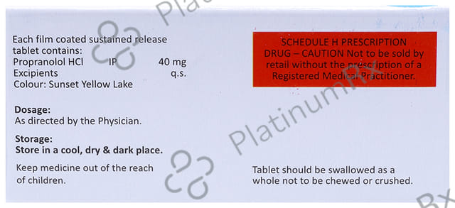 Blokbeta 40mg SR Tablet 10s