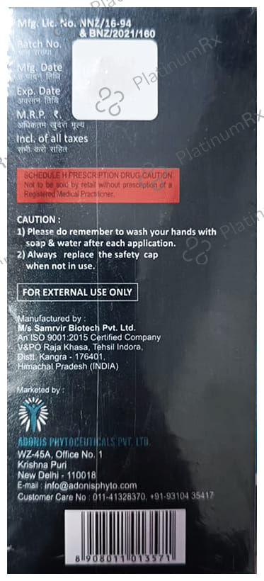 Biodens F Hair Lotion for Men & Women Solution 60ml