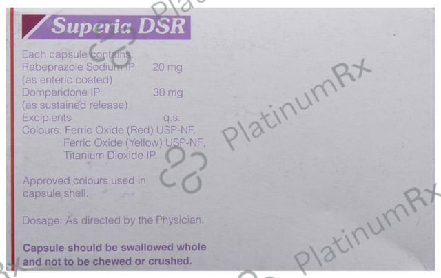 Superia DSR 30/20mg Capsule SR 10s