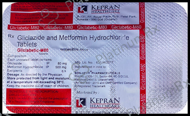 Gliclabetic-M80 Tablet