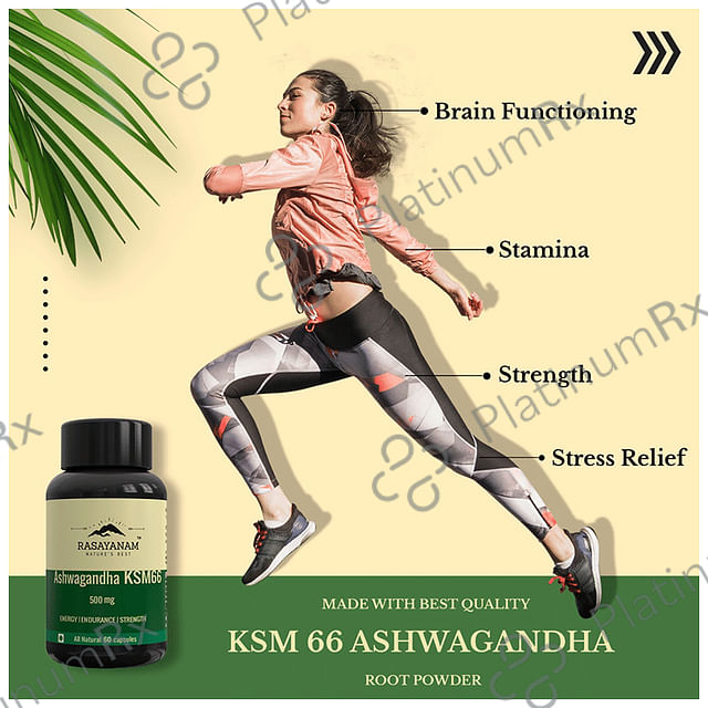 Rasayanam Ashwagandha KSM 66 500mg Capsule