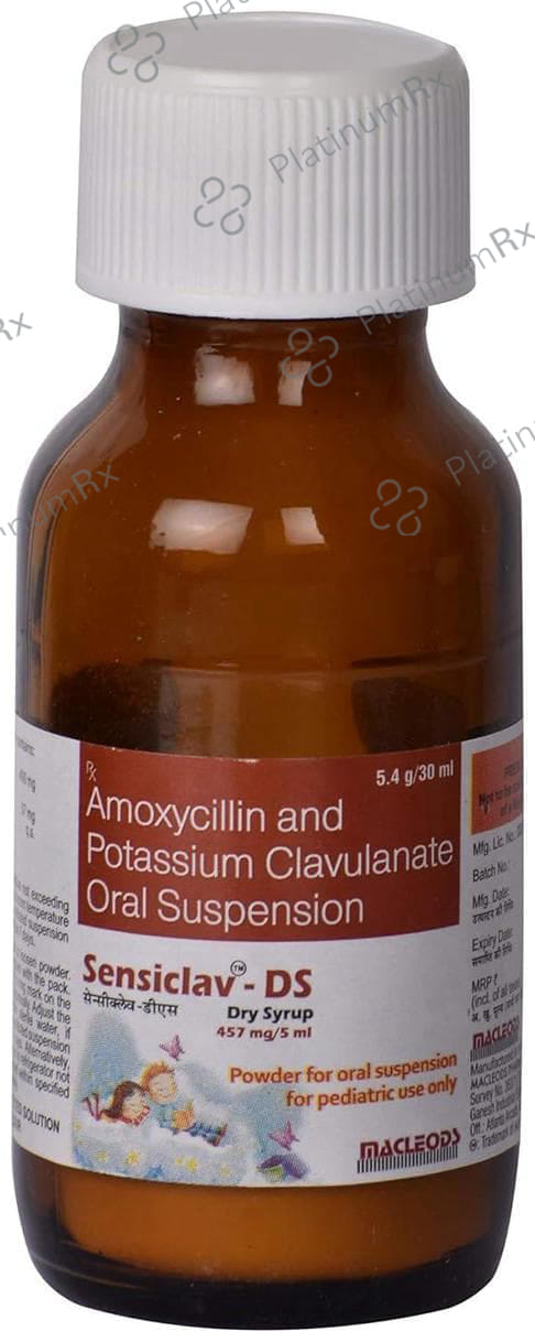 Sensiclav DS 400/57mg Dry Syrup 30ml
