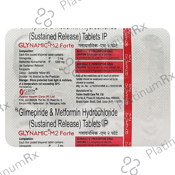 Glynamic M 2 Forte Tablet SR 10s