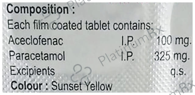 Fepanil Plus 60/10/325mg Tablet 10s