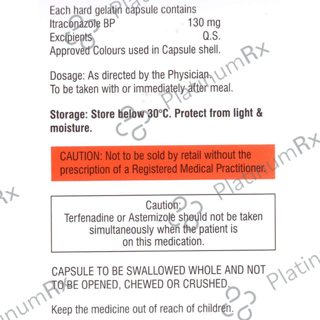 Funzi IT SB 130mg Capsule 10s