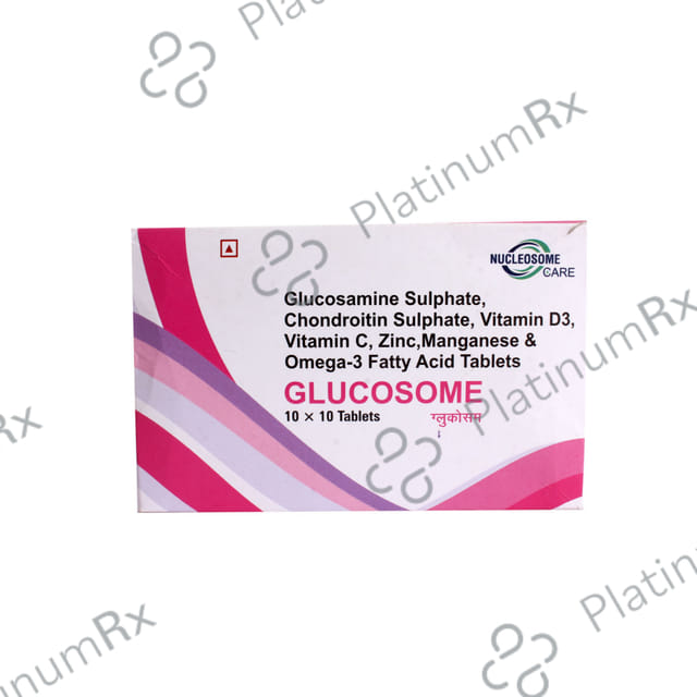 Glucosome 50mg/750mg/250mg Tablet
