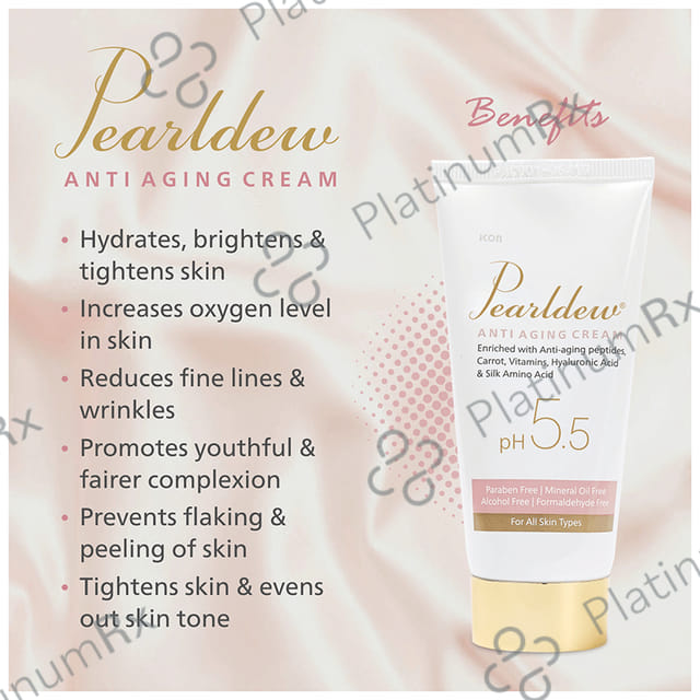 Pearldew Anti Aging Cream (50gm Each) 4 Tubes