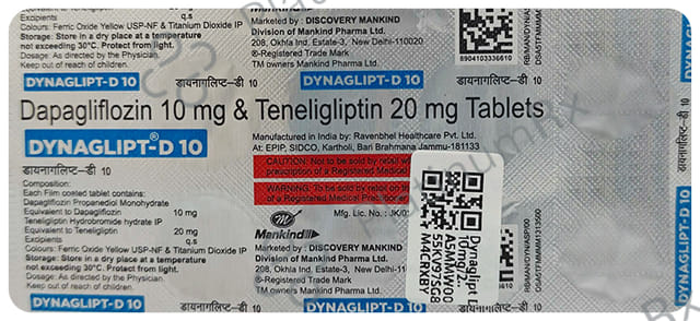 Dynaglipt D 10/20mg Tablet 10s
