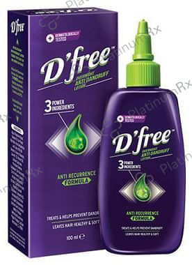 D Free Anti Dandruff Lotion 100 Lotion