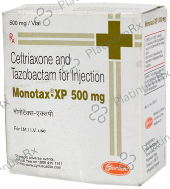 Monotax XP 500mg/62.5mg Injection