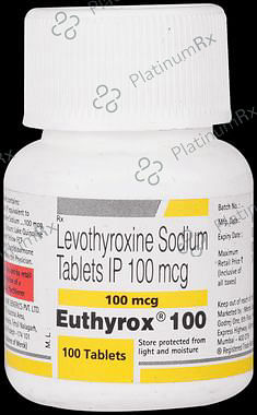 Euthyrox 100mcg Tablet 100s