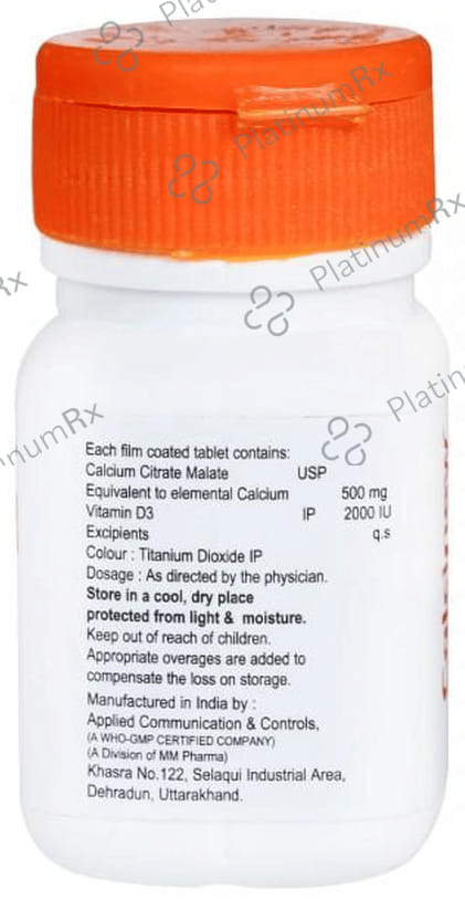 Calcinew 500mg/2000IU Tablet 30s