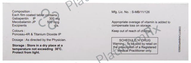 Nurokind G 300/500mcg Tablet 10s