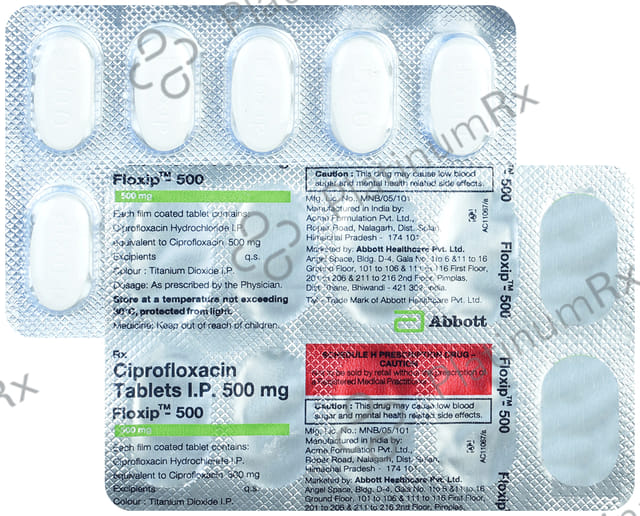 Floxip 500mg Tablet 10s