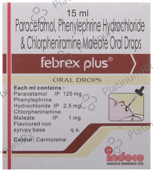 Febrex Plus 1/125/2.5mg Oral Drops 15ml