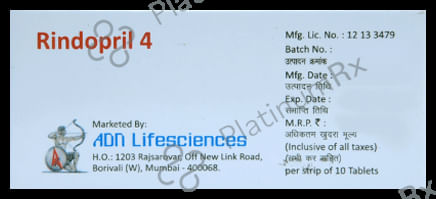 Rindopril 4mg Tablet 10s