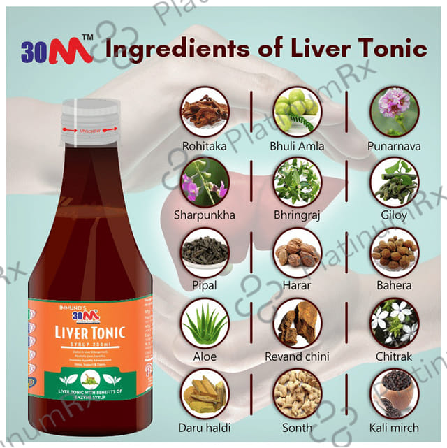 30M Liver Tonic Syrup (200ml Each) 1 Bottle