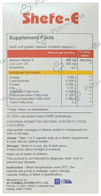 Shefe-E Softgel Capsule