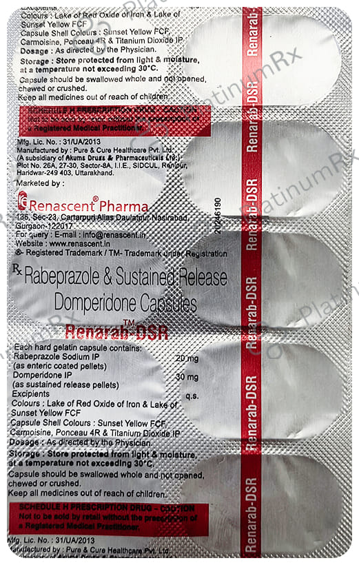 Renarab 30/20mg DSR Capsule 10s