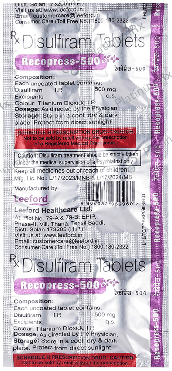 Recopress 500mg Tablet