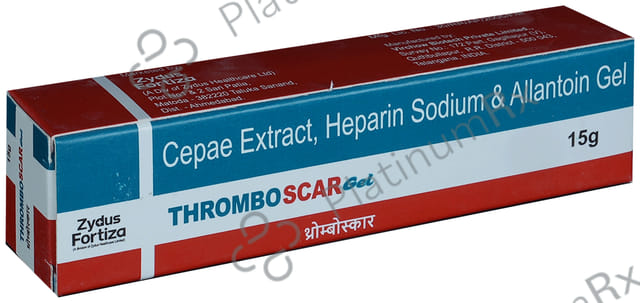 Thromboscar 0.1gm/0.01gm/50IU Gel 15gm