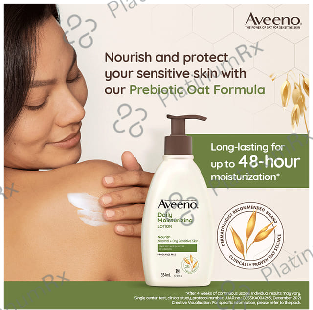 Aveeno Daily Moisturising Lotion Fragrance Free 354ml
